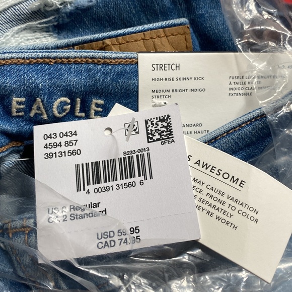 NWT ~ American Eagle bootcut SIZE 2 regular - Picture 5 of 5